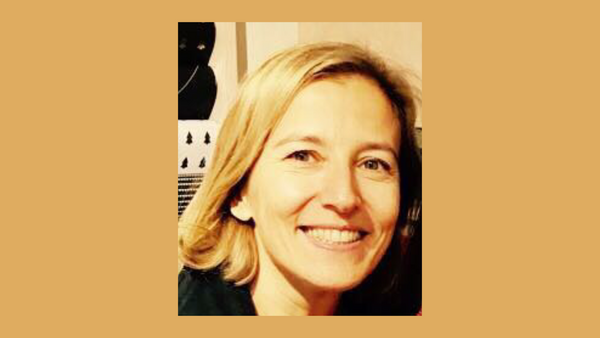 headshot of Sonia Massai Professor of Shakespeare Studies at King's College London blonde white skinned woman with blonde hair and side parting smiling at the camera