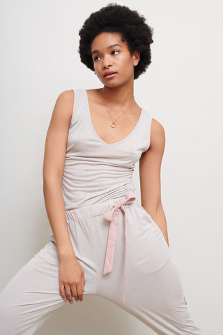 jumpsuit-ribbon-tie-sleeveless-volcanic-mineral-technology-cooling-sustainable-cucumber-clothing