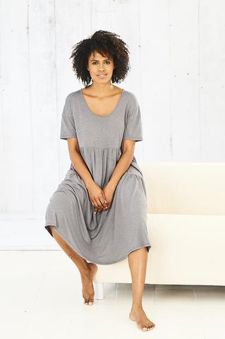 grey cucumber cool dress