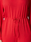 drawstring jumpsuit