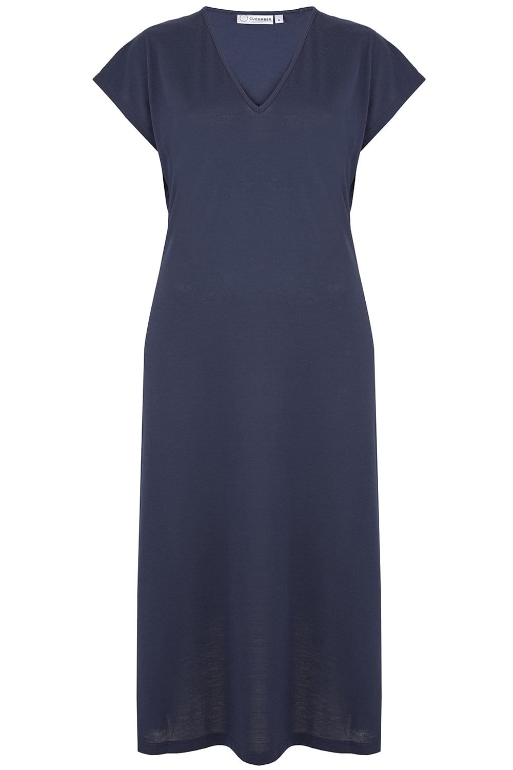 V Neck Dress in Navy